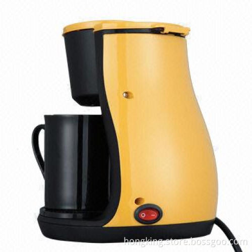 Promotional Coffee Maker with 450W Power and 2 Ceramic Cups